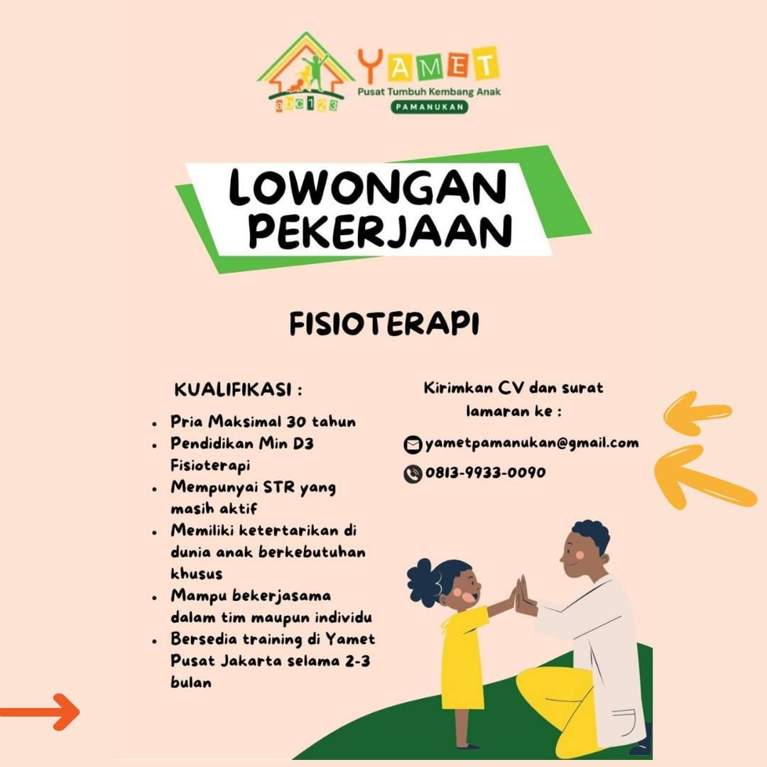 Lowongan Kerja Yamet Child Development Center Subang